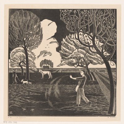 Säender Mann von Bernard Essers (signed by artist)