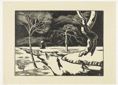 Winteransicht, Folio von Bernard Essers
