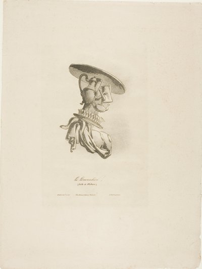 Der Café-Wirt, aus Arts et Métiers von Bernard Gaillot