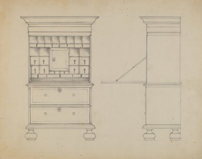Schreibtisch von Bernard Gussow