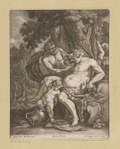 Bacchus umgeben von Satyrn von Bernard Lens (II)