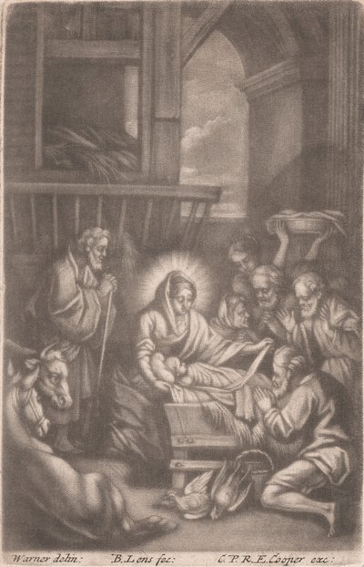 Die Geburt Christi von Bernard Lens