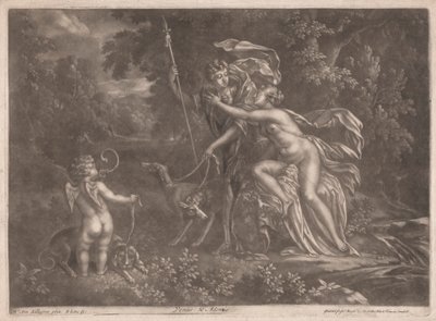Venus und Adonis von Bernard Lens
