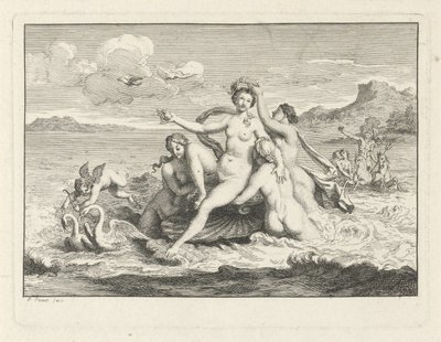 Die Geburt der Venus von Bernard Picart