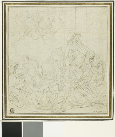 Niobes Kinder, getötet von Apollo und Artemis von Bernard Picart