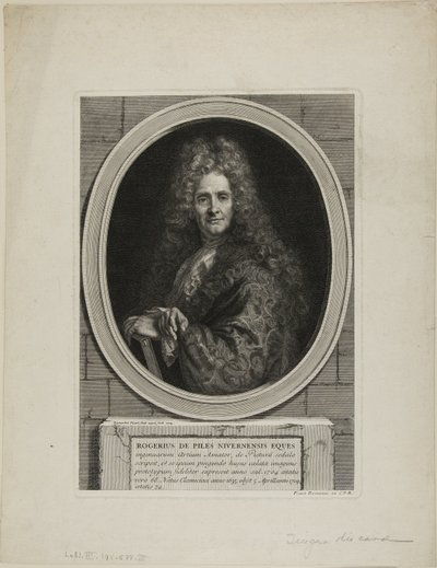 Roger de Piles von Bernard Picart