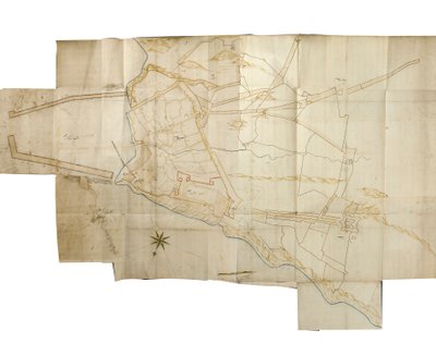 Karte von Tanger von Bernard de Gomme