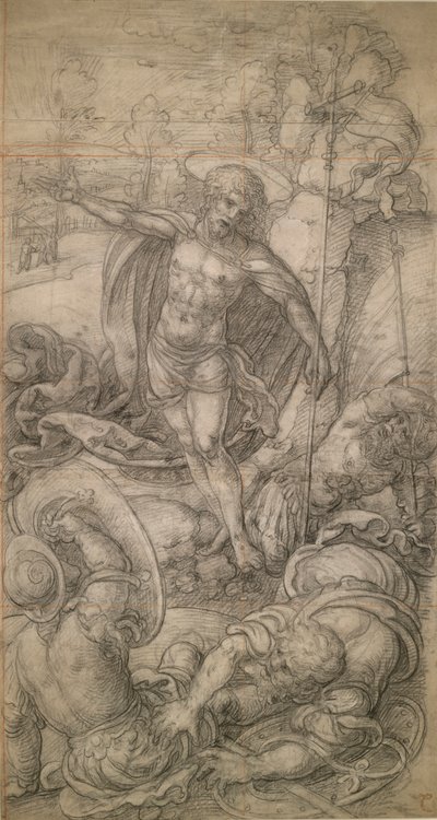 Die Auferstehung Christi von Bernard van Orley