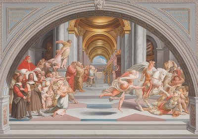 Vertreibung des Heliodor von Bernardino Nocchi