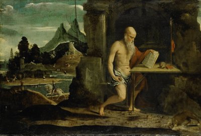 Heiliger Hieronymus von Bernardino da Brescia (attributed to)