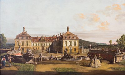 Der Kaiserpalast von Sclosshof von Bernardo Bellotto