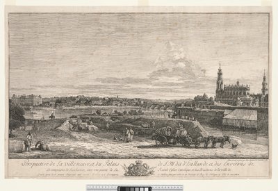 Ansicht von Dresden von Bernardo Bellotto