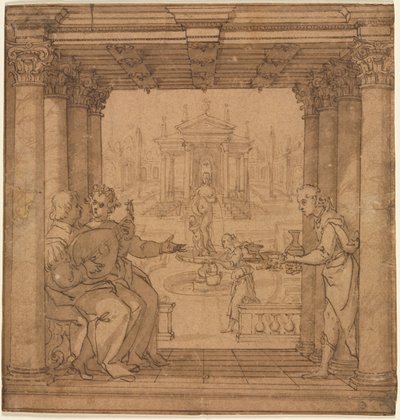 Illustration aus Torquato Tassos Gerusalemme Liberata von Bernardo Castello