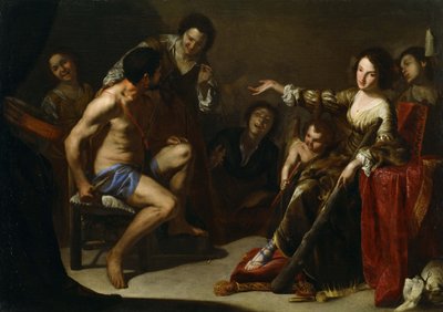 Herkules und Omphale, um 1640 von Bernardo Cavallino