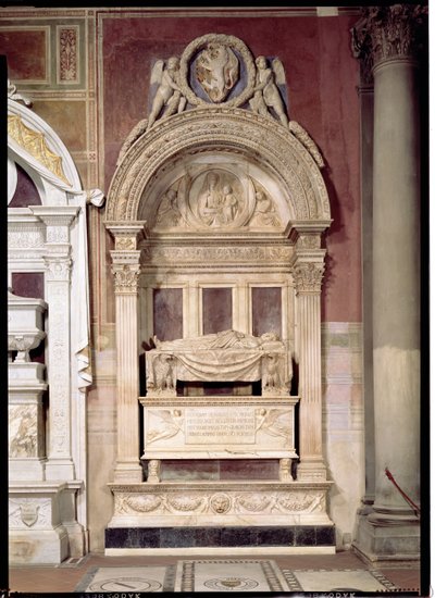 Grab von Leonardo Bruni (1369-144) 1446-50 von Bernardo Rossellino