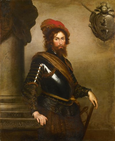 Porträt von Nicolò Raggi von Bernardo Strozzi
