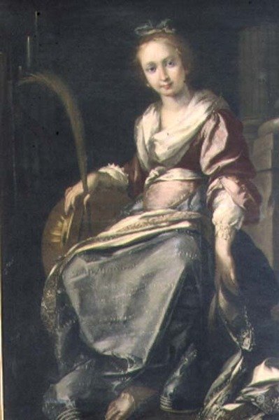 Heilige Cäcilia von Bernardo Strozzi