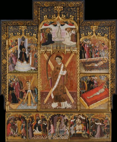Altarbild des Heiligen Vinzenz von Bernat Martorell