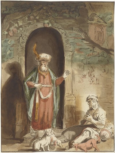 Der reiche Mann und der arme Lazarus von Bernhard Schreuder