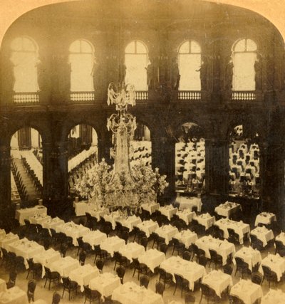 Speisesaal, Grand Hotel, Paris, Frankreich von Bert Underwood