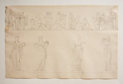 Apollo, die Grazien und die Musen von Bertel Thorvaldsen