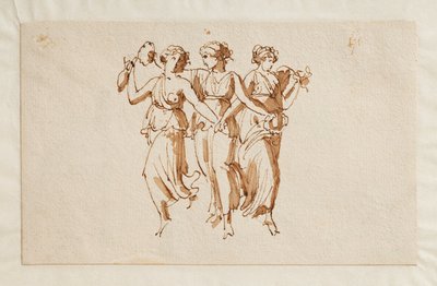 Drei tanzende Bacchantinnen von Bertel Thorvaldsen