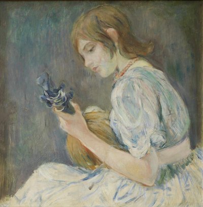 Mädchen mit Mandoline von Berthe Morisot
