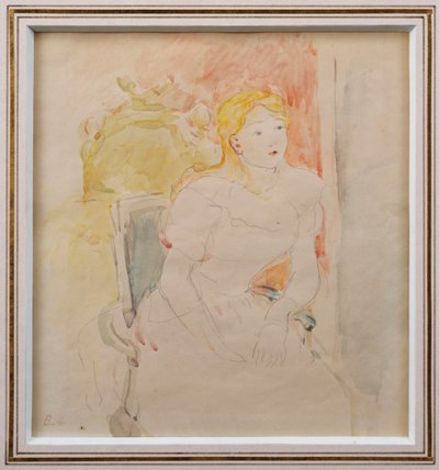Julie sitzt von Berthe Morisot