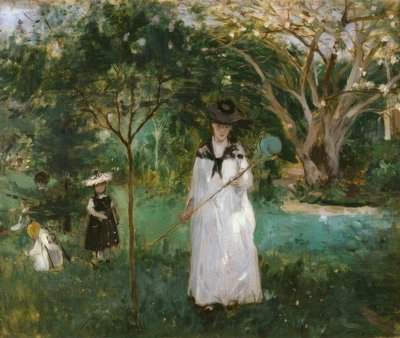 Die Schmetterlingsjagd von Berthe Morisot