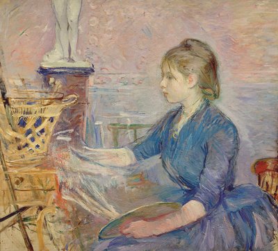 Paule Gobillard malt von Berthe Morisot