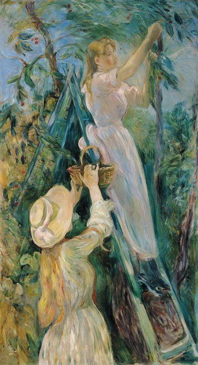 Der Kirschpflücker von Berthe Morisot