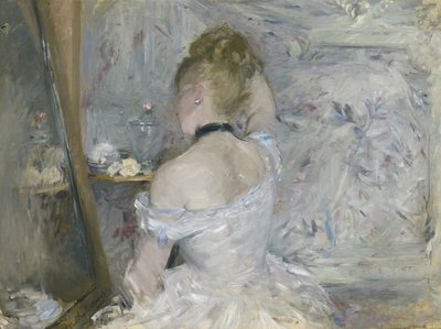 Frau bei ihrer Toilette von Berthe Morisot
