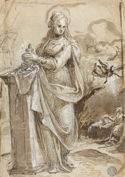 Maria Magdalena [verso] von Biagio Pupini