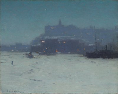 Quebec vom Hafen aus, ca. 1910 von Lowell Birge Harrison