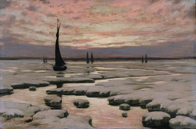 Wintersonnenuntergang von Birge Harrison