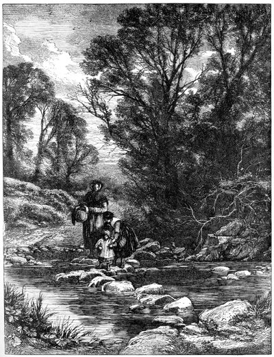 Die Trittsteine, ca. 1930er Jahre von Birket Foster