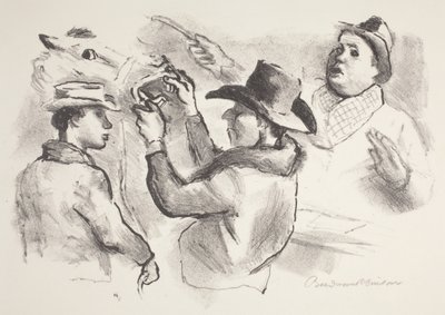 Pferdeauktion von Boardman Robinson