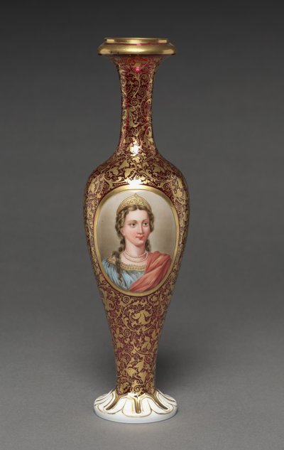 Vase von Bohemian School