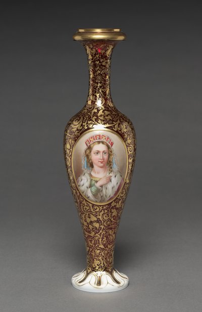 Vase, 1840-60 von Bohemian School