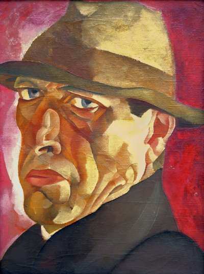 Selbstporträt, ca. 1920 von Boris Dmitryevich Grigoriev