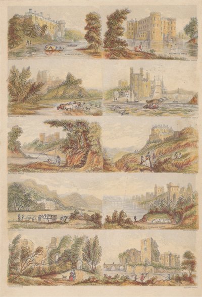 Burgen in England von Bradshaw and Blacklock