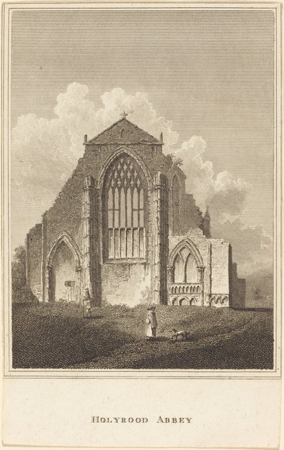 Holyrood Abbey von British 19th Century