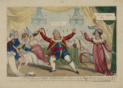 Eine Szene aus Don Giovanni von British School