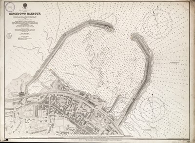 Kingstown-Hafen, Ostküste von Irland von British School