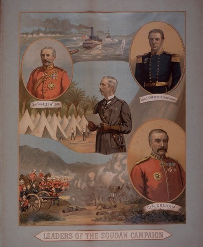 Führer der Sudan-Kampagne 1884-5 von British School