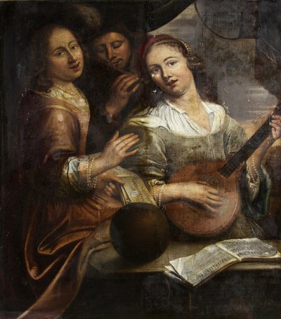 Drei Musiker, ca. 1700 von British School