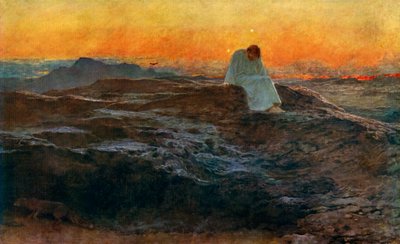 Christus in der Wüste, 1898, 1912 von Briton Riviere
