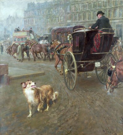 Verloren oder verirrt, 1905 von Briton Riviere