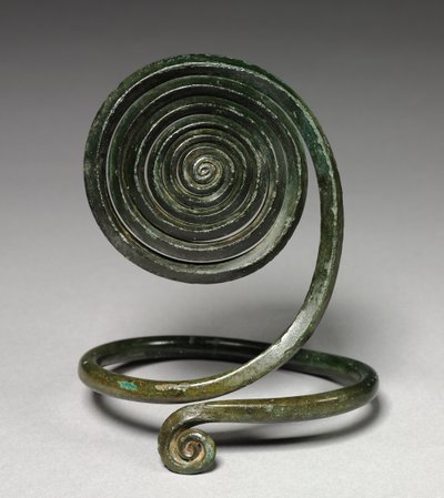 Spiralarmilla, Mitteleuropa, ca. 1500 v. Chr. von Bronze Age