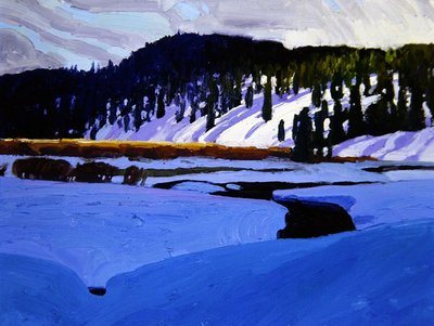 Winterlandschaft von Bror Lindh